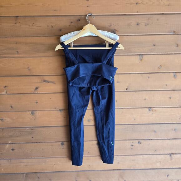 Vuori Evolve Set Square Neck Bra Crop Top Legging Bottom Medium Workout Active - Picture 3 of 6